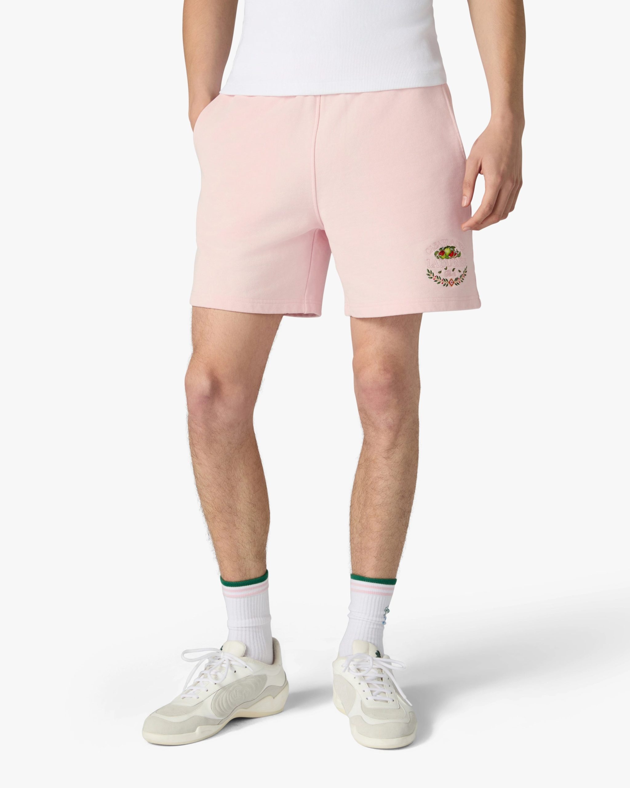 Pink Laduree x Casablanca Embroidered Shorts - Image 4