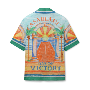 Day of Victory Short Sleeve Linen Shirt