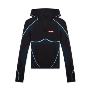 Seamless Hooded Long Sleeve Top