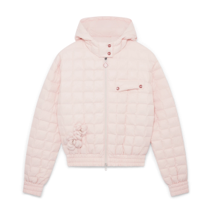 Nylon Quilted Hooded Jacket