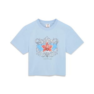 Blades Cropped Short Sleeve T-Shirt