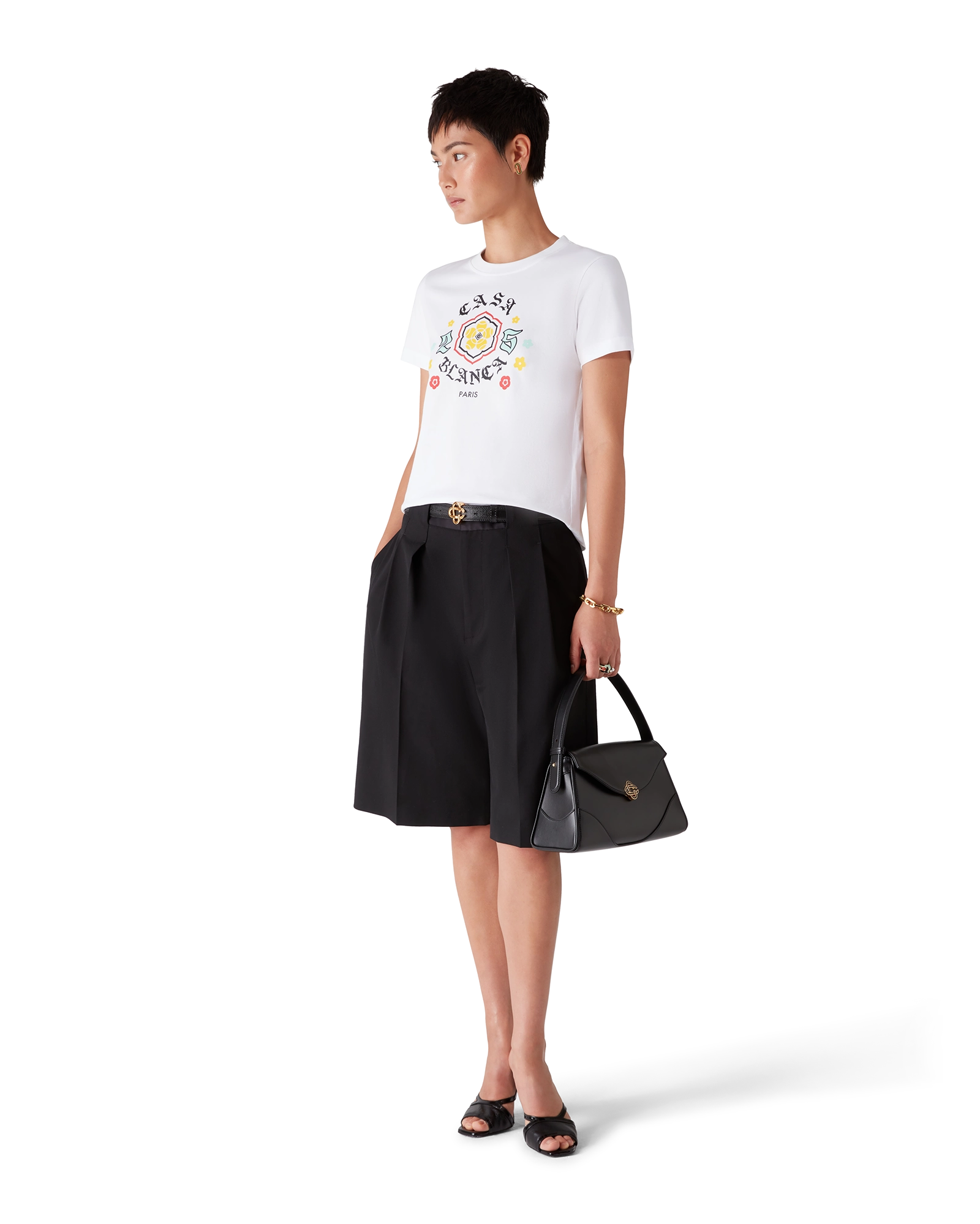 Emblem Fitted Short Sleeve T-Shirt - Image 4