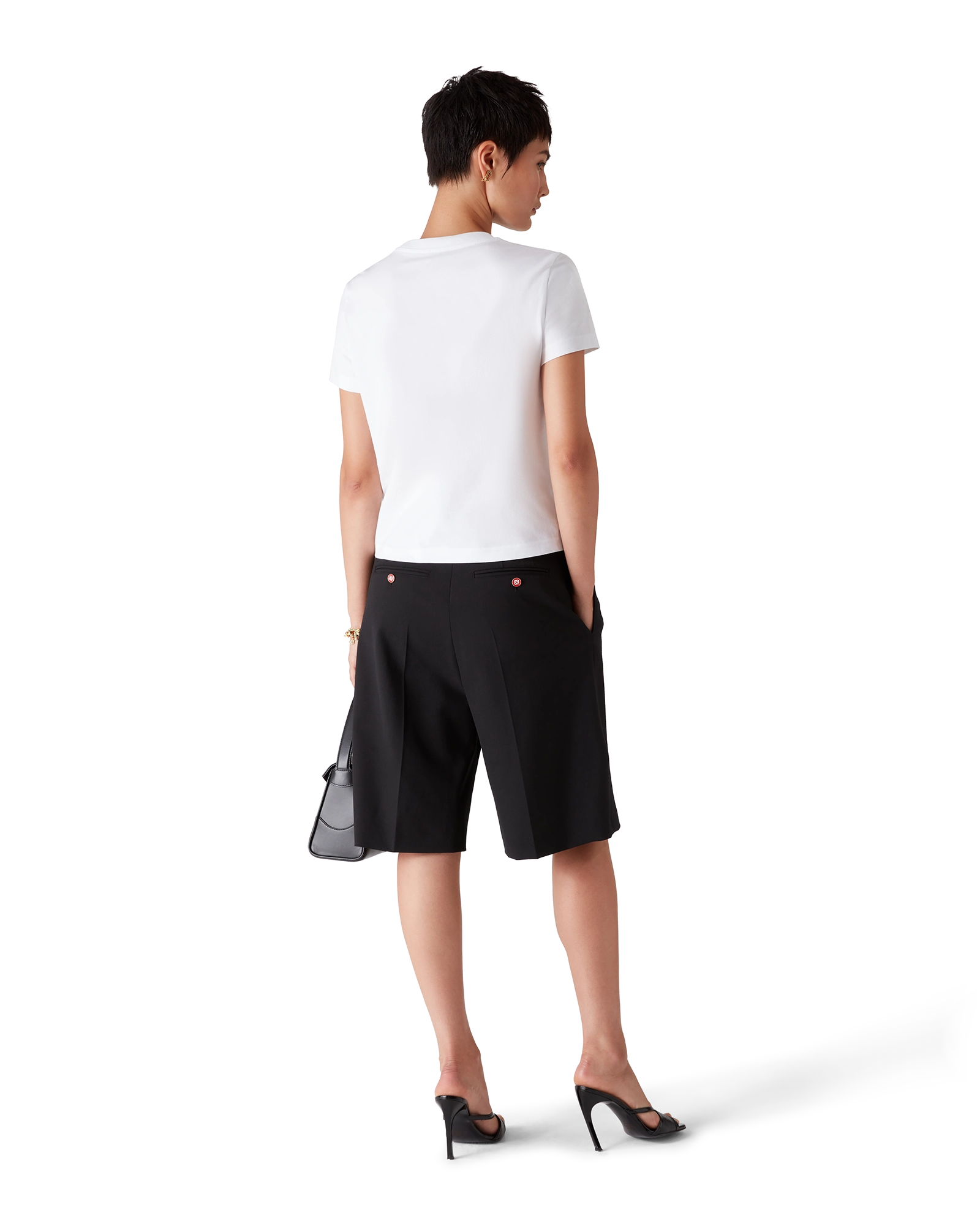 Emblem Fitted Short Sleeve T-Shirt - Image 5