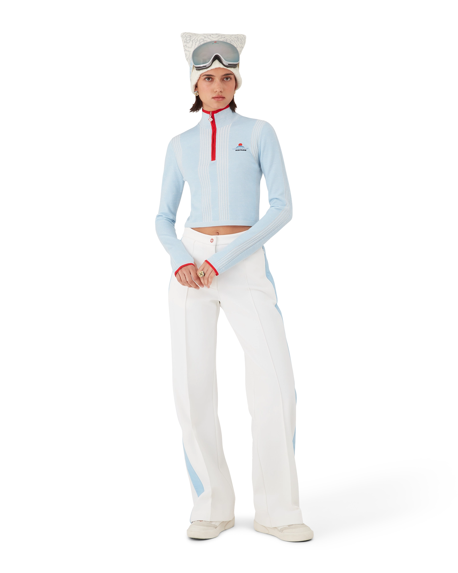 Ski Merino Base Layer Crop Top - Image 2