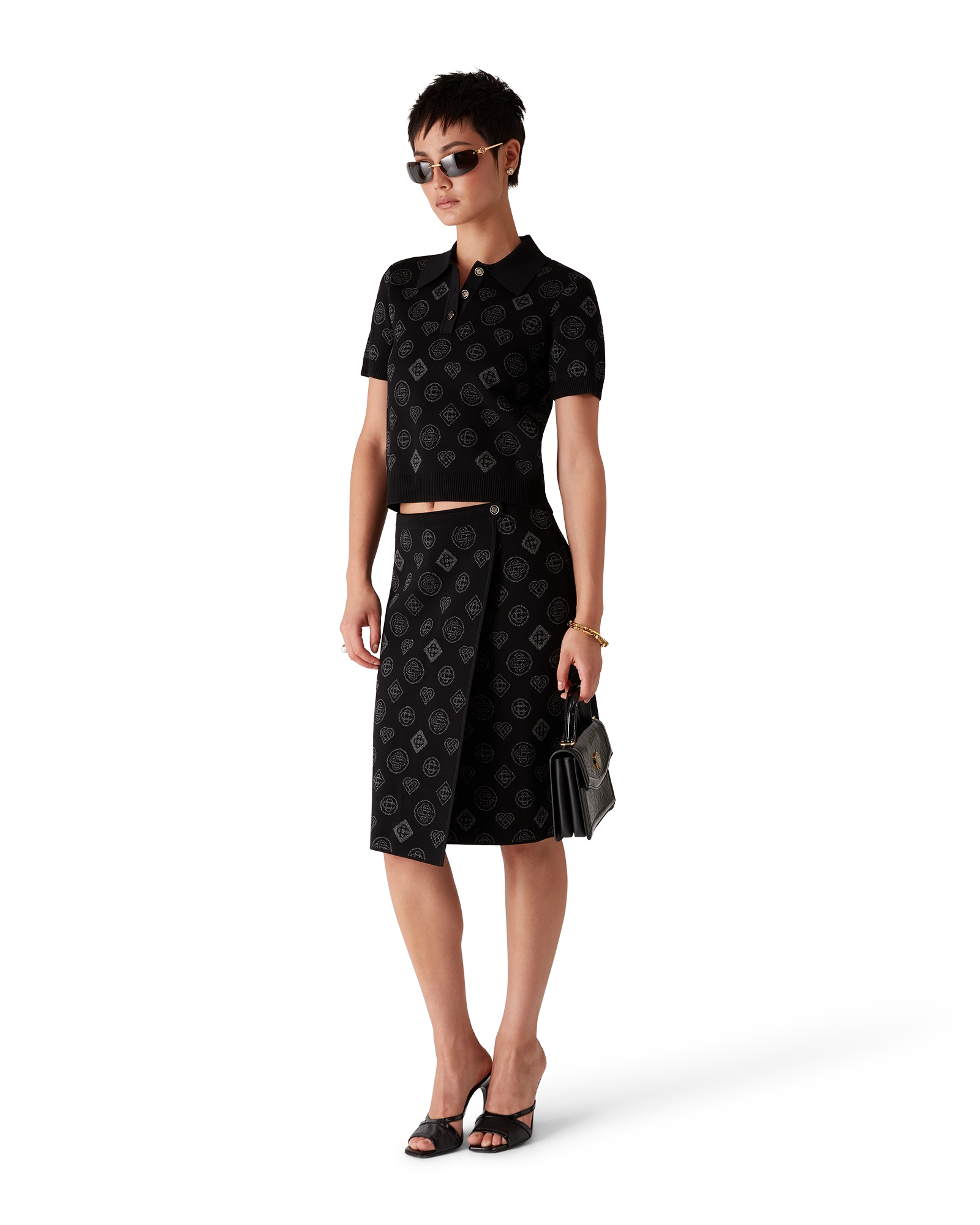 Monogram Jacquard Skirt - Image 2