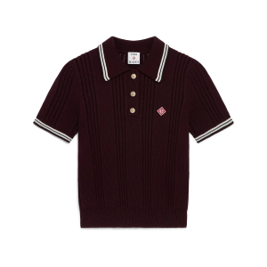 Cotton Knit Short Sleeve Polo