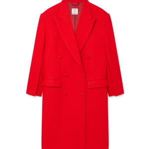 Boiled Wool Overcoat