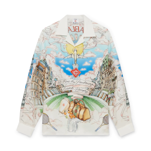 Paris Store Classic Long Sleeve Silk Shirt