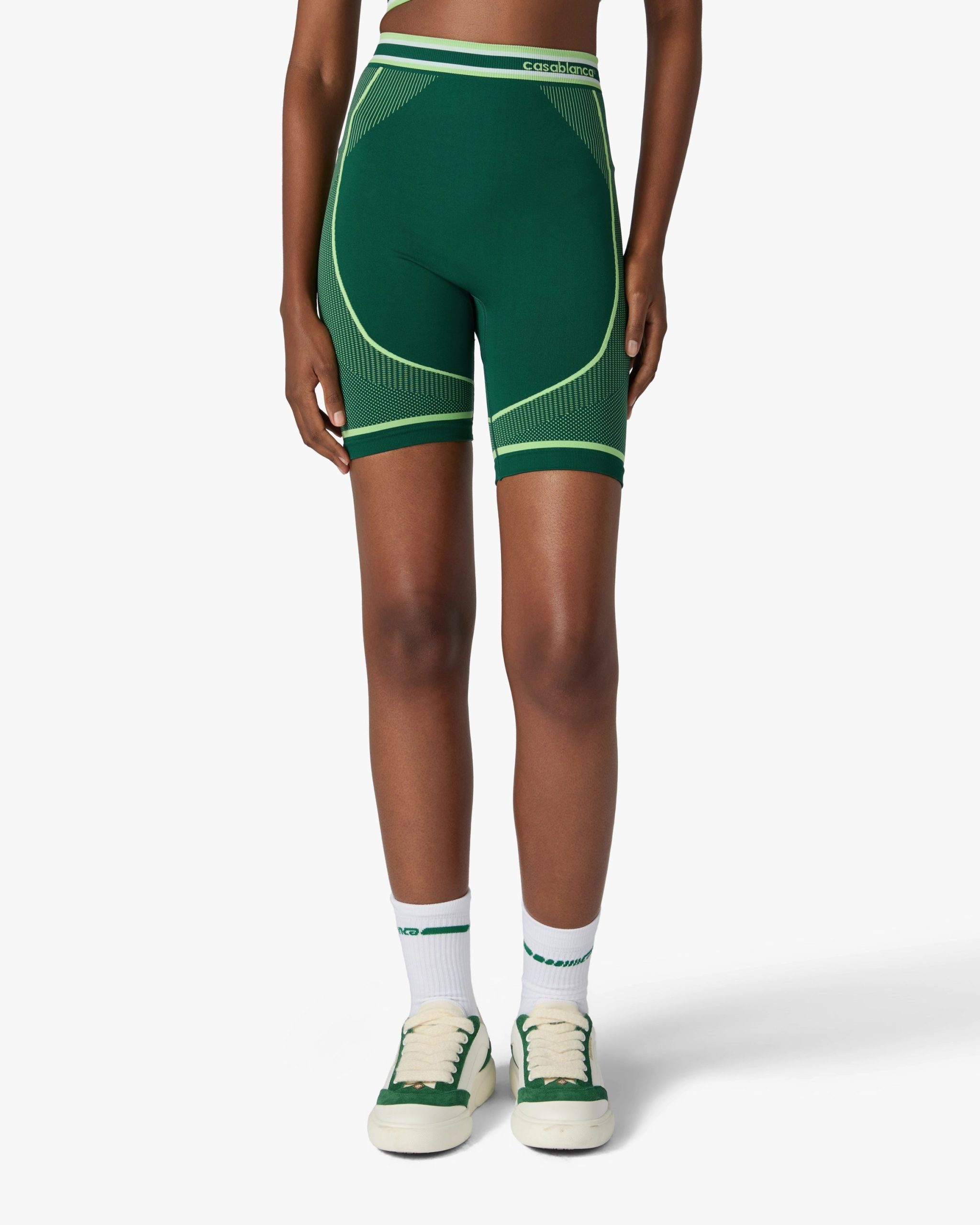 Green Seamless Shorts - Image 4