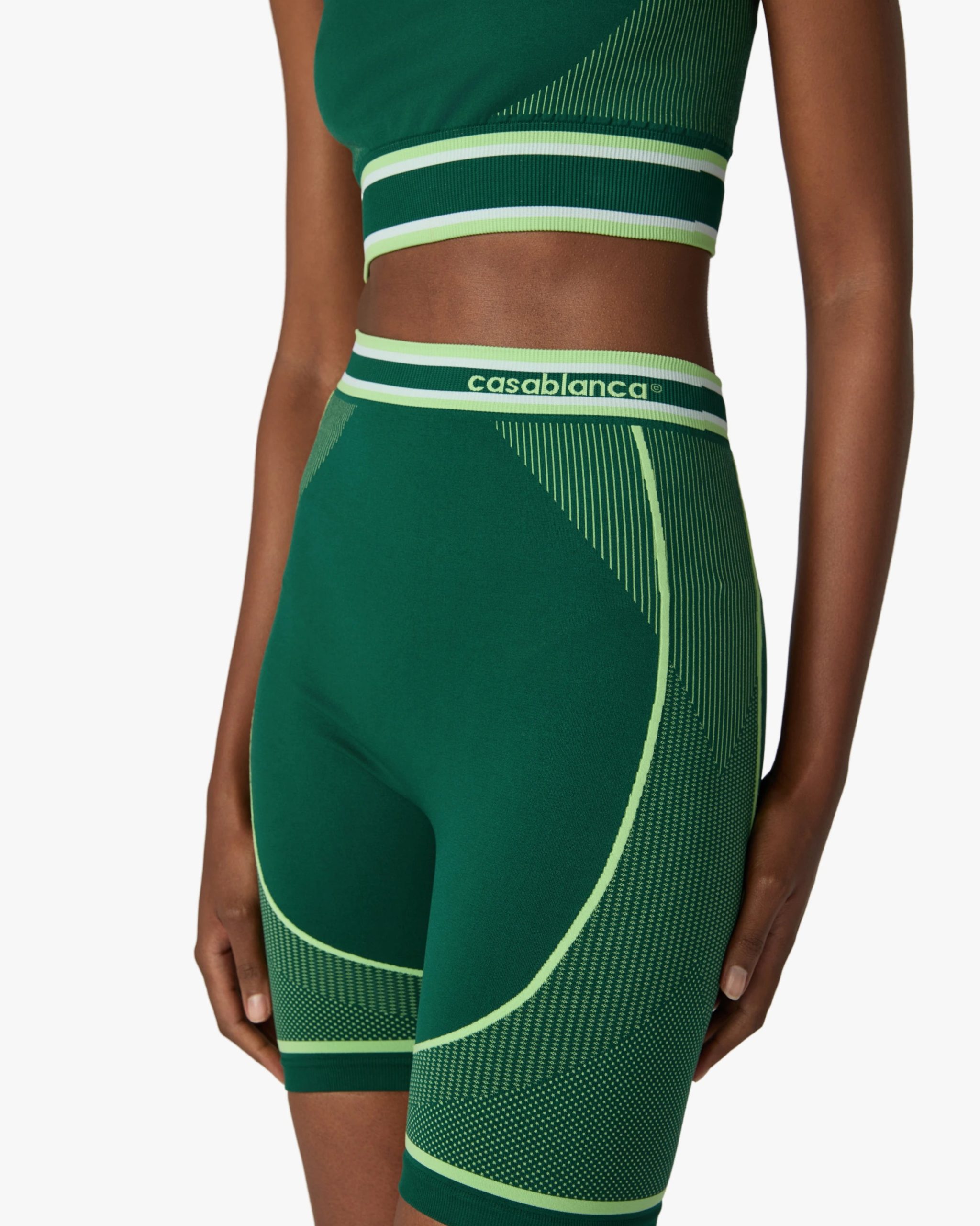 Green Seamless Shorts - Image 5