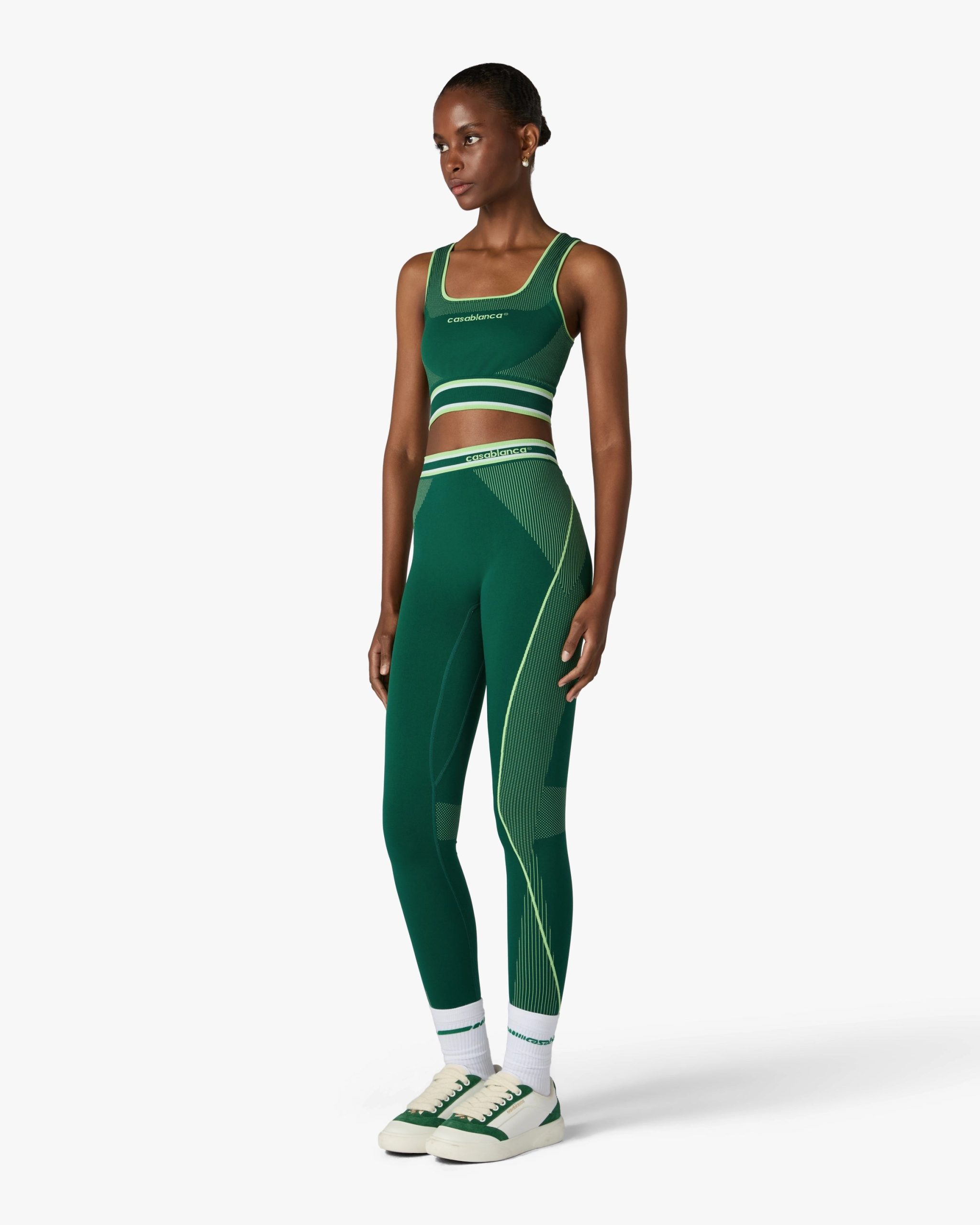 Green Seamless Leggings - Image 2