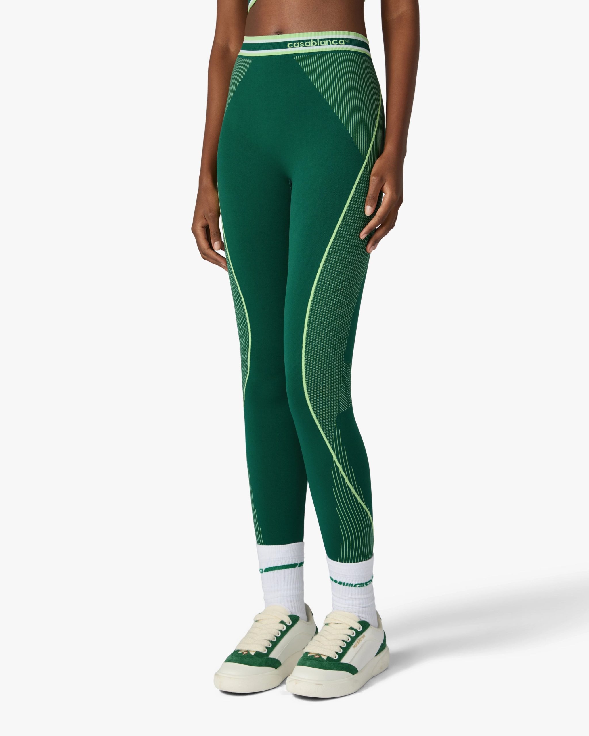 Green Seamless Leggings - Image 4