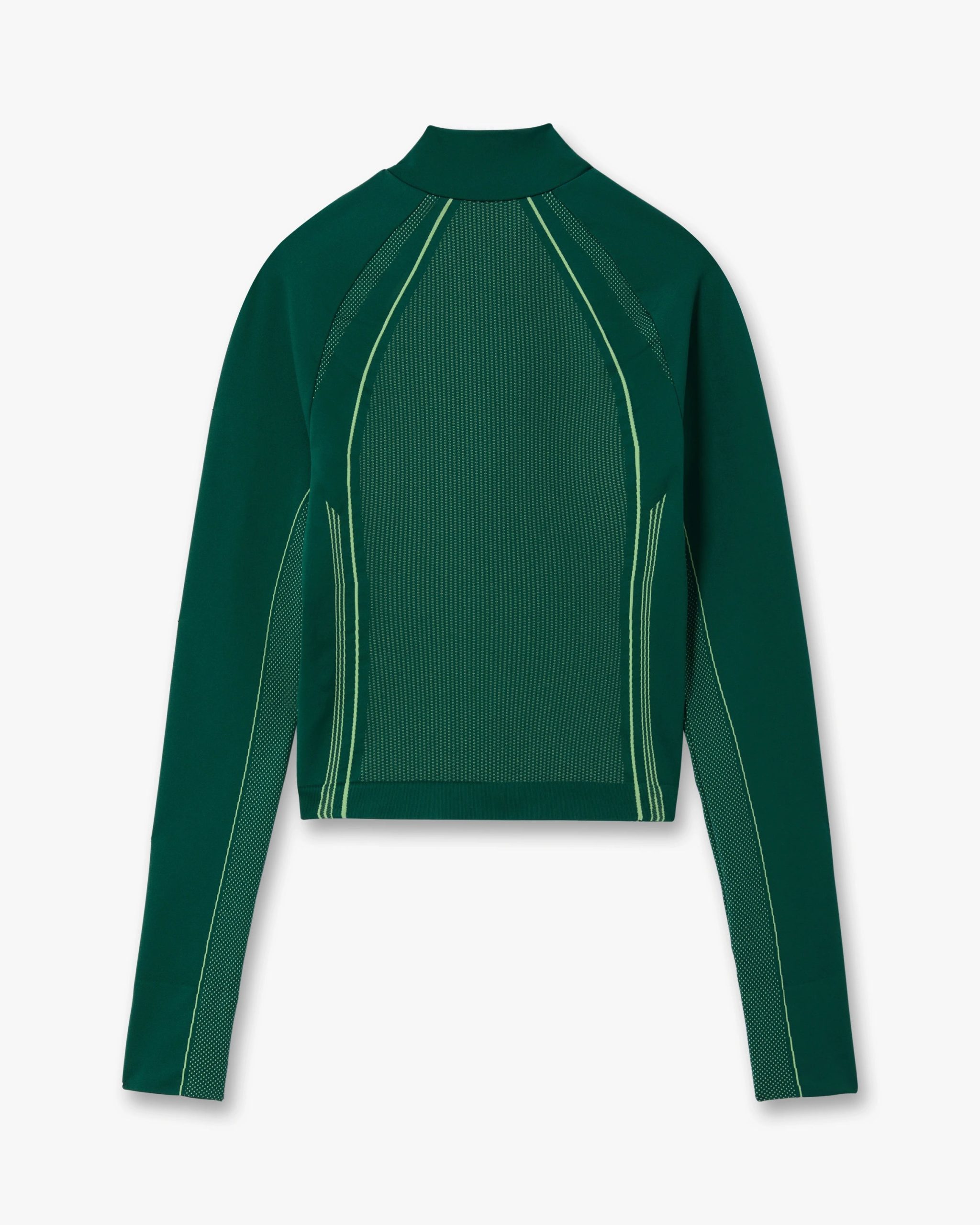 Green Seamless Zip-Up Jacket - Image 6