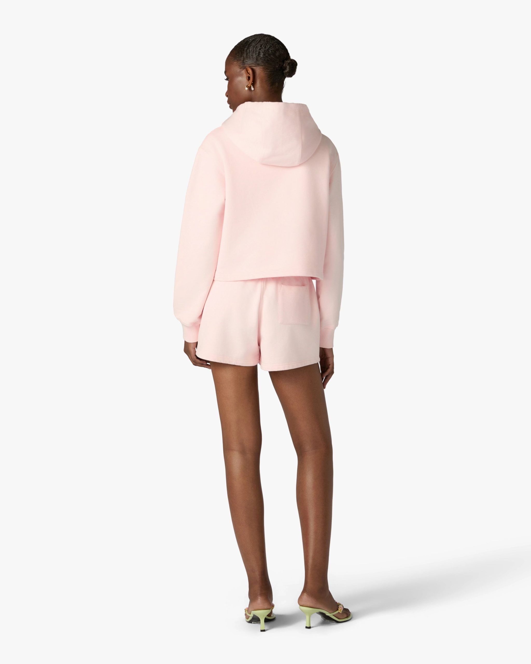 Pink Tennis Club Icon Pyramid Abduction Embroidered Sweatshorts - Image 3