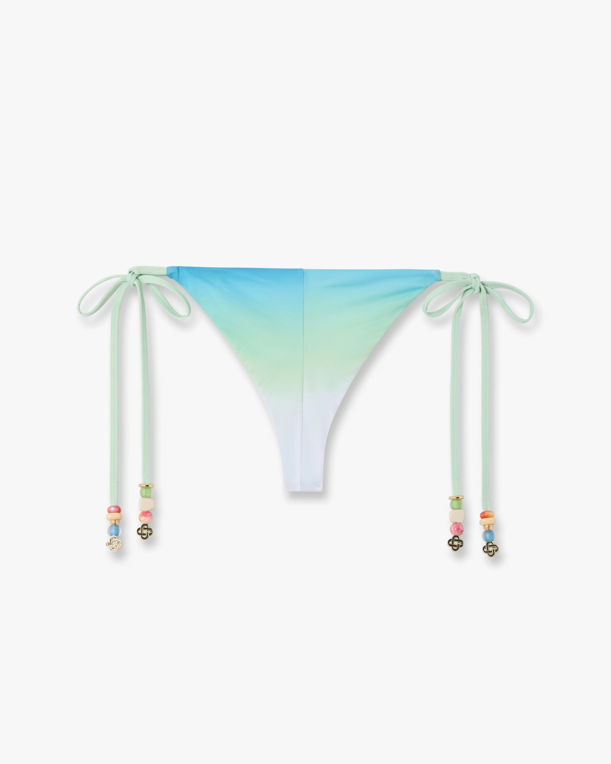 Blue & Green Gradient String Beaded Bikini Bottom - Image 6