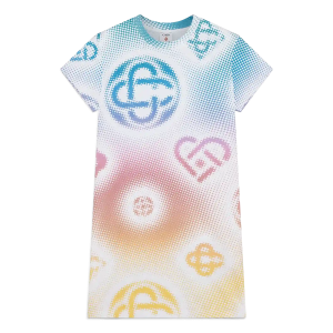Halftone Logo T-Shirt Dress