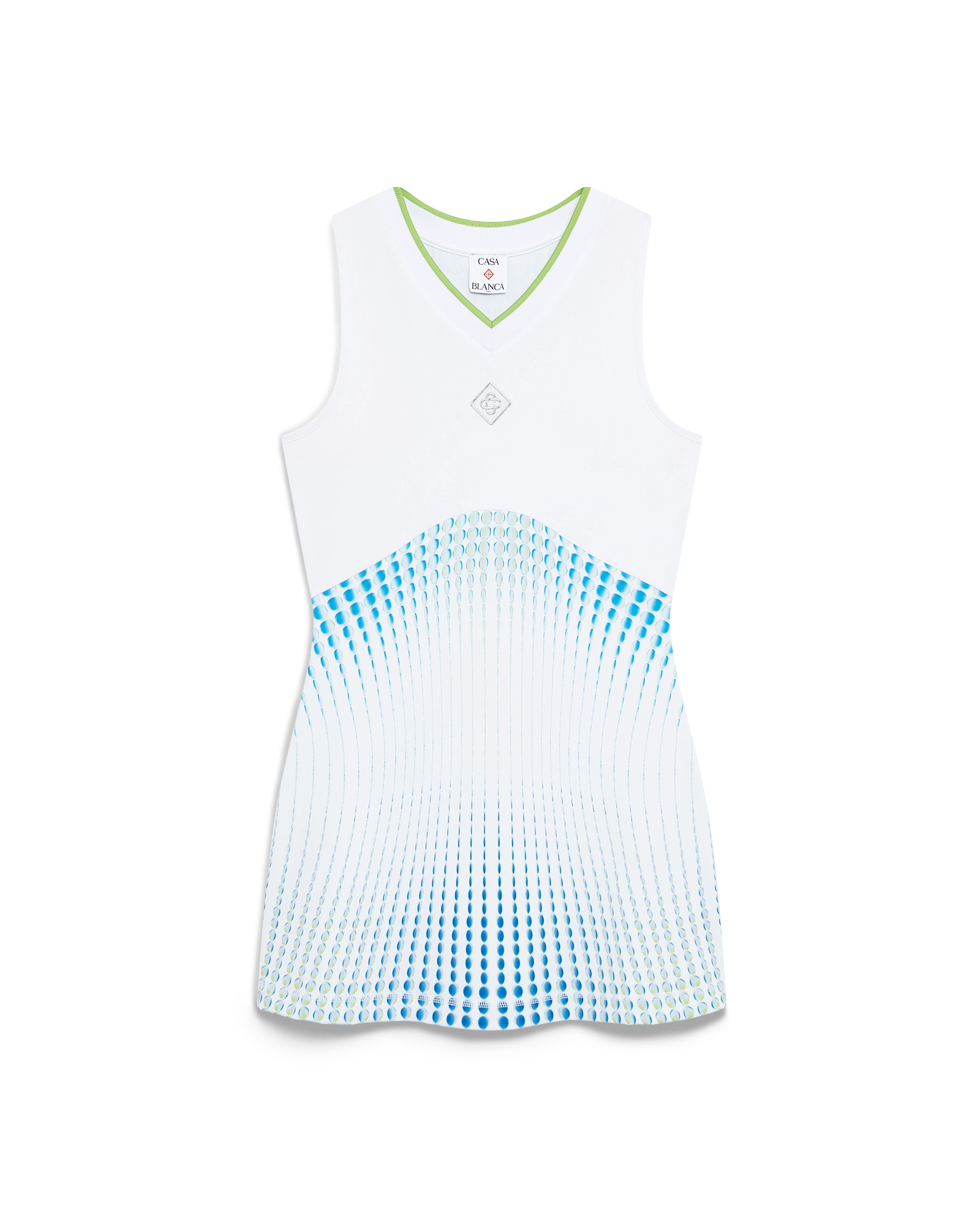 Tennis Printed Racer Dress