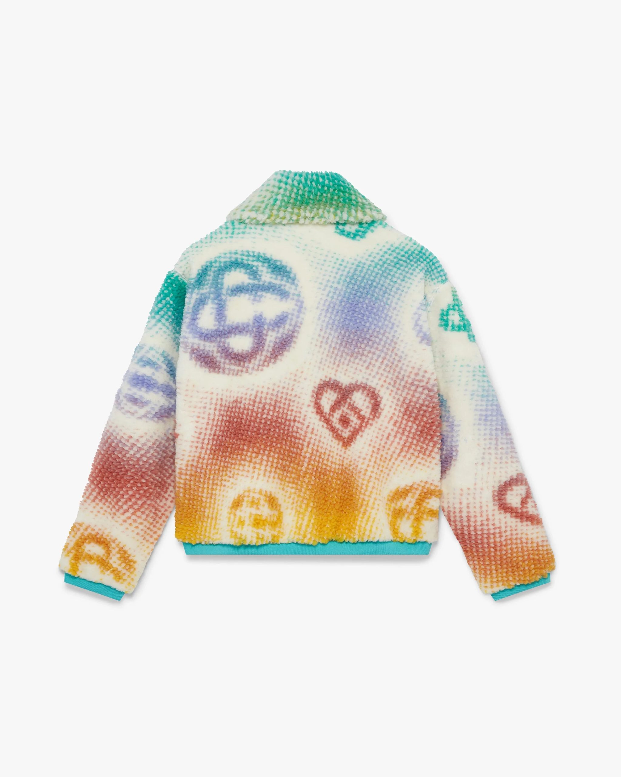 Halftone Monogram Fleece Jacket - Image 2