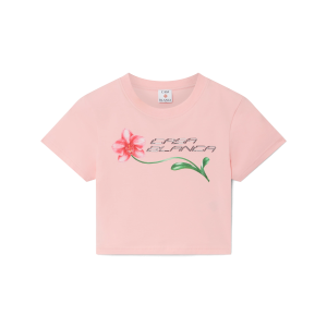 Orchid Logo Cropped Baby Tee