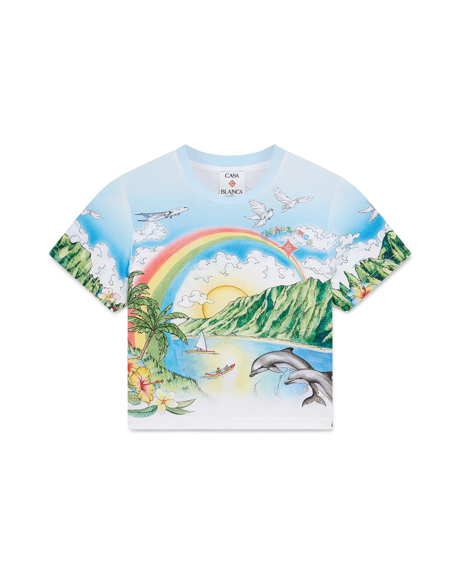 Aloha Cropped Baby Tee