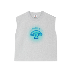 Airbrush Mushroom Sleeveless T-shirt