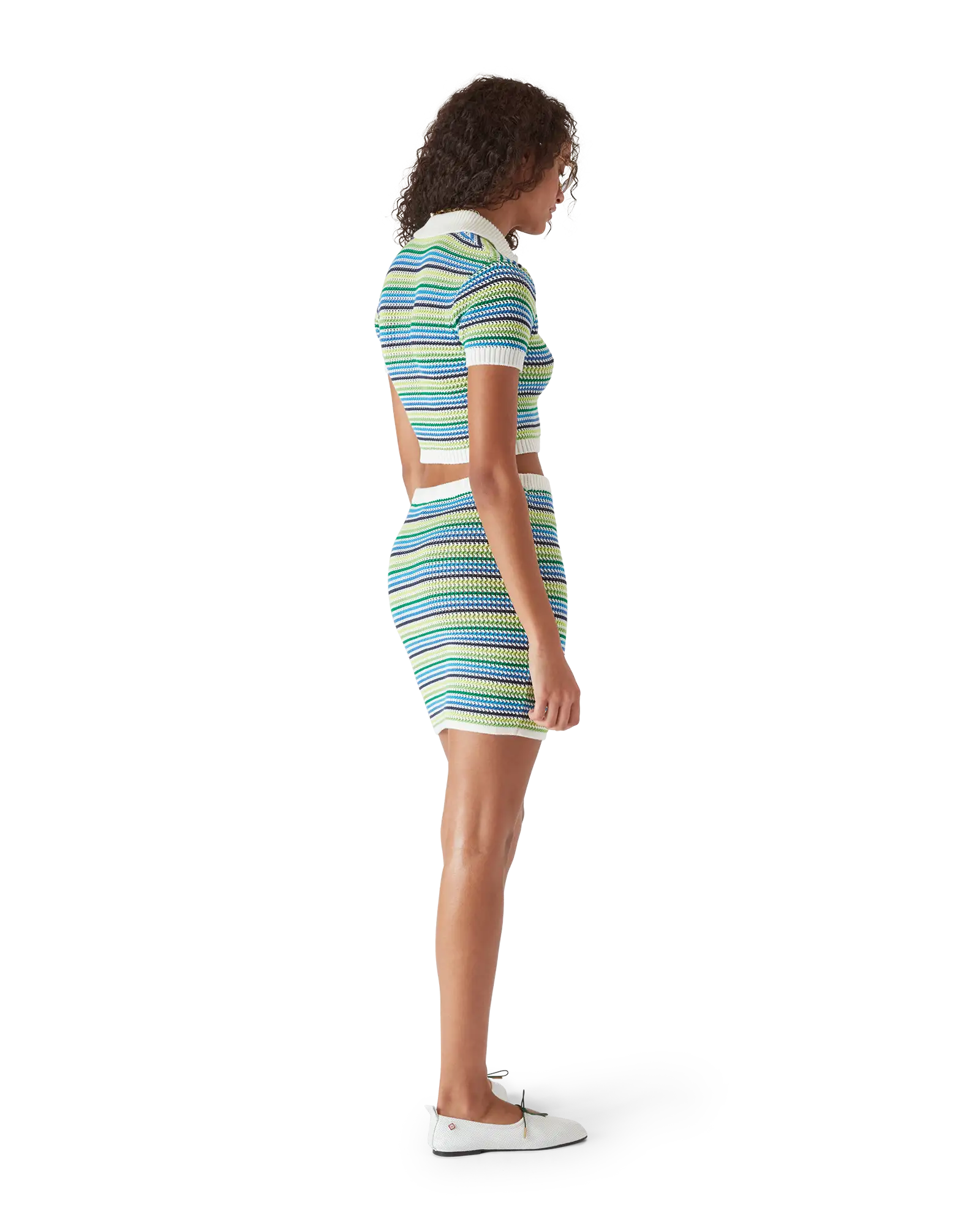 Stripe Mini Skirt - Image 3