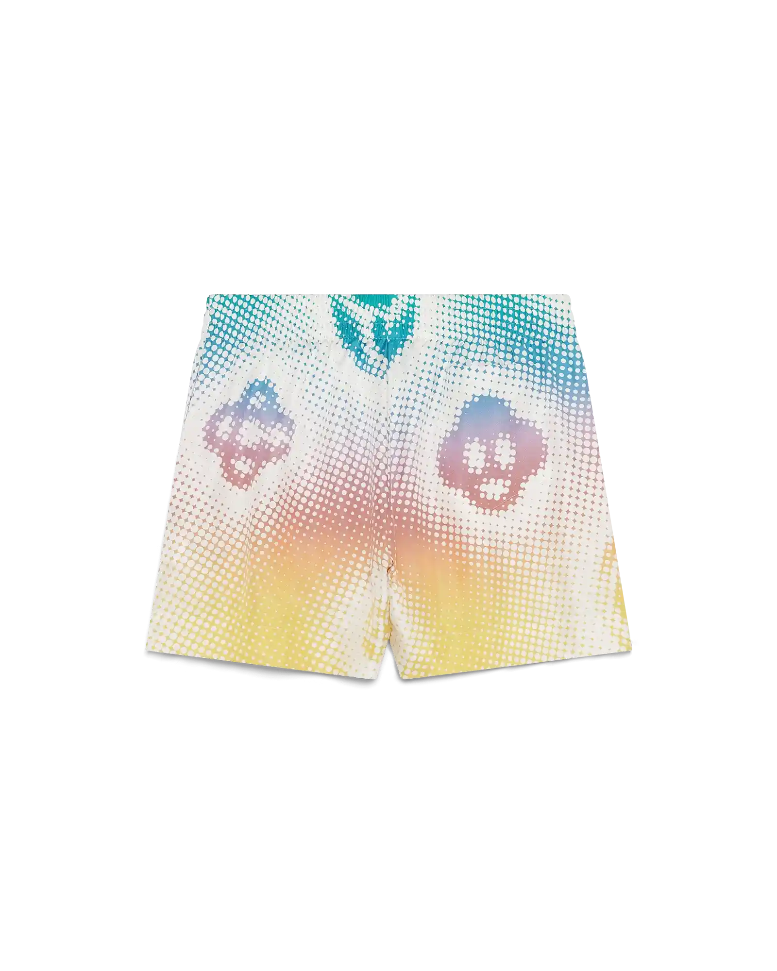 Halftone Logo Silk Shorts - Image 6