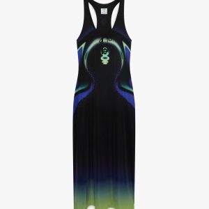 Sporchid Slinky Maxi Dress