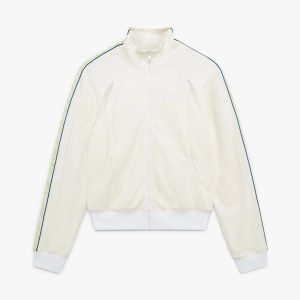 White Laurel Track Zip Jacket