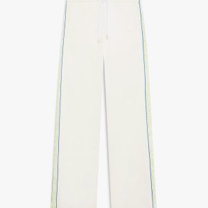 White Laurel Track Pants