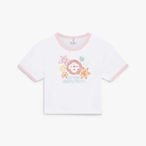 Collage D'Icones Graphiques Ringer Baby Short Sleeve T-Shirt