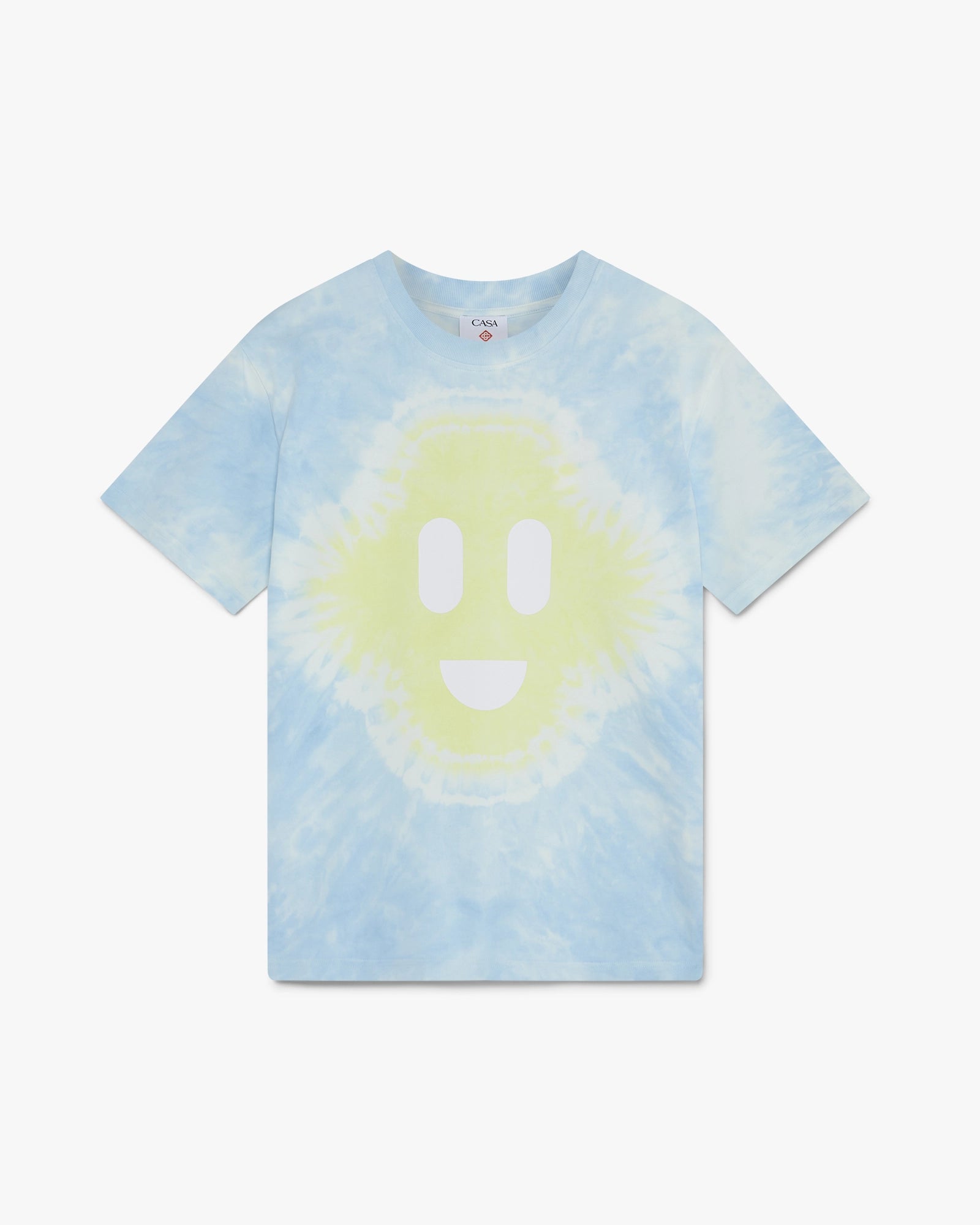 Blue Tie Dye CC Smile Short Sleeve T-Shirt