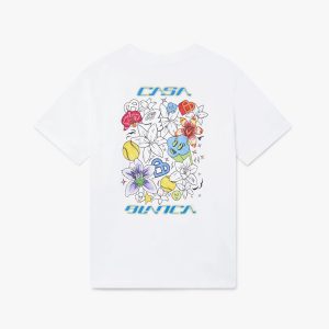 White Graffiti Short Sleeve T-Shirt