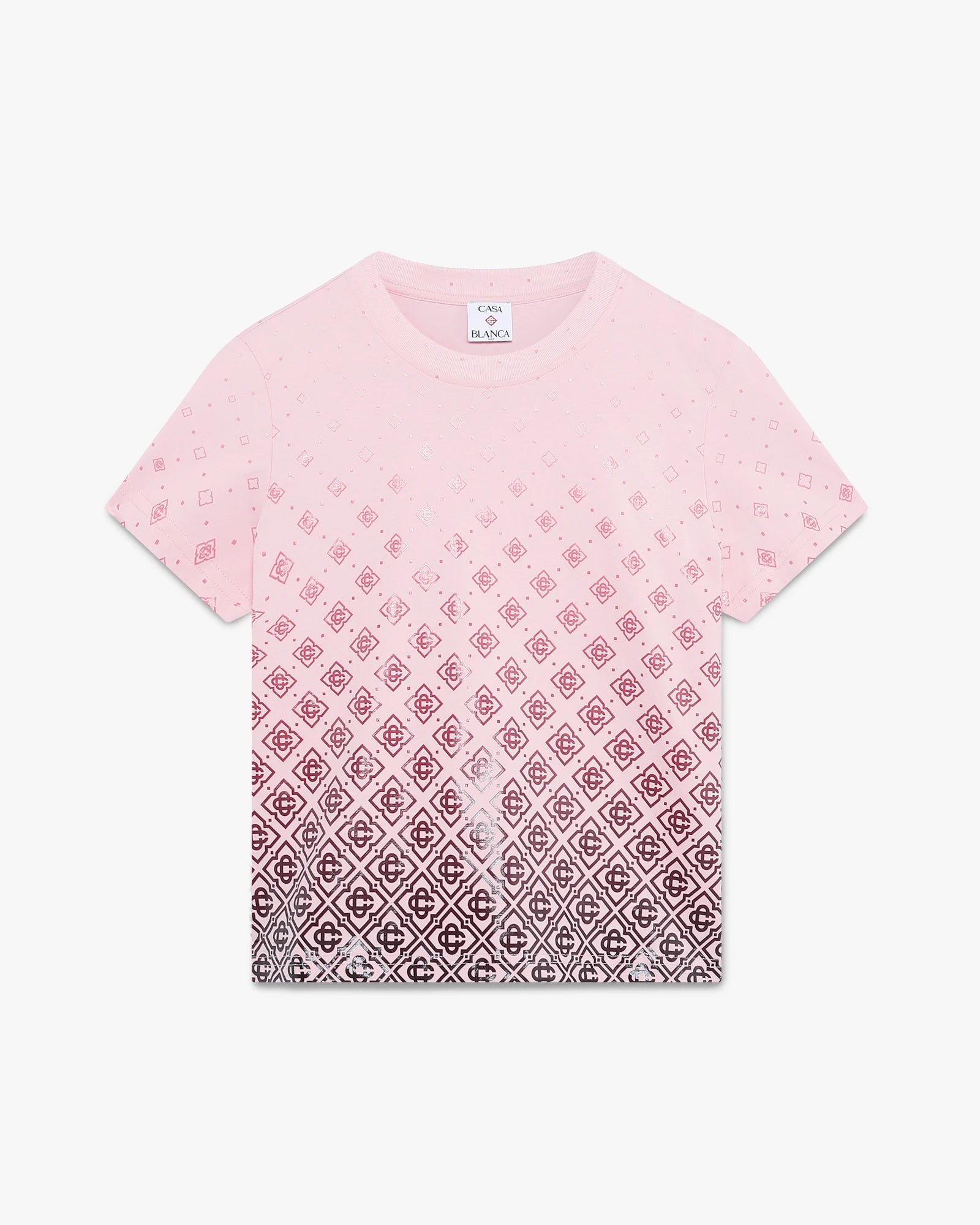 Aubergine Gradient Monogram Short Sleeve T-Shirt
