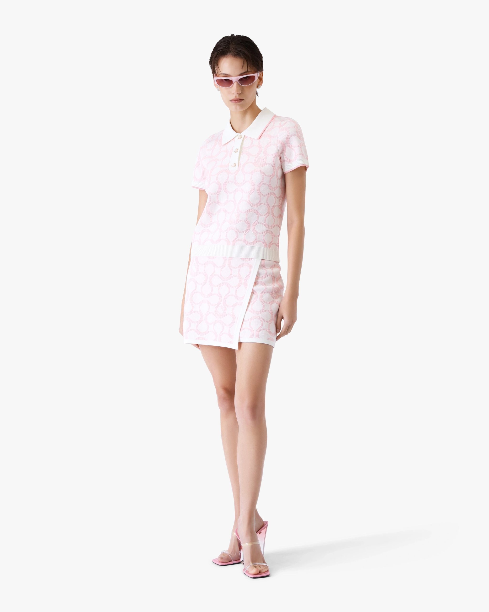 Optic Drop Wrap Mini Skirt - Image 2