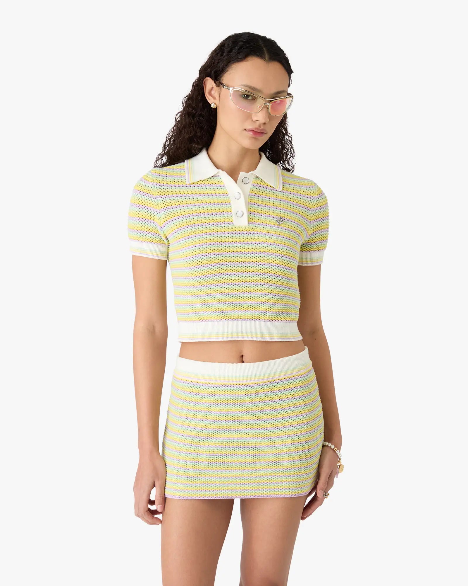 Bourgeois Striped Polo Shirt - Image 4