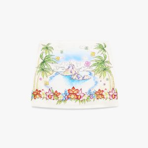 Better Days Silk Satin Mini Skirt