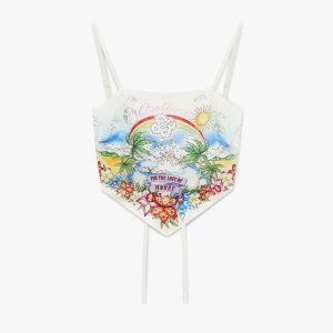 Better Days Silk Satin Scarf Top