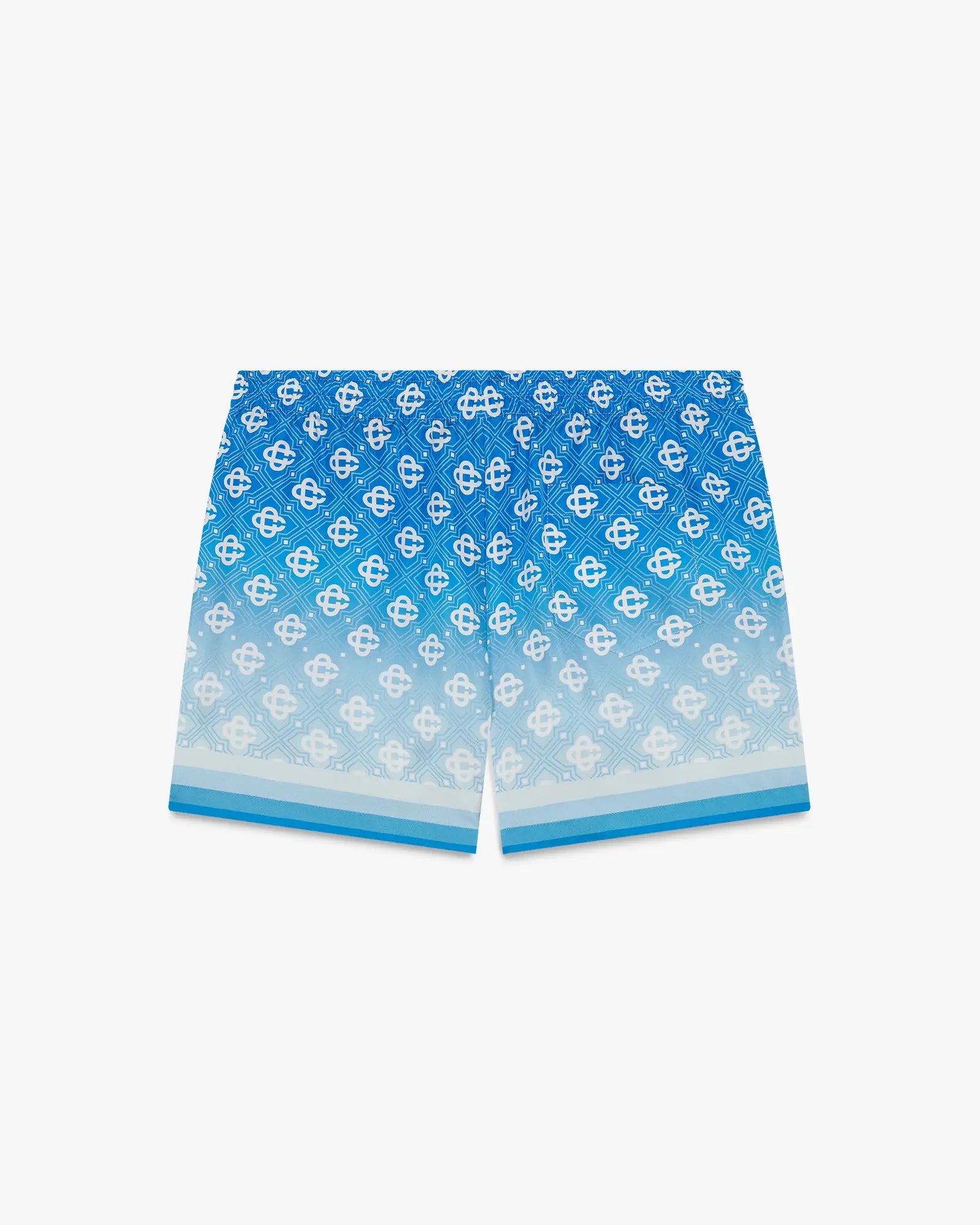 Blue Gradient Silk Shorts - Image 2