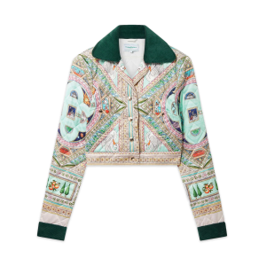 Le Labyrinthe Quilted Cropped Jacket