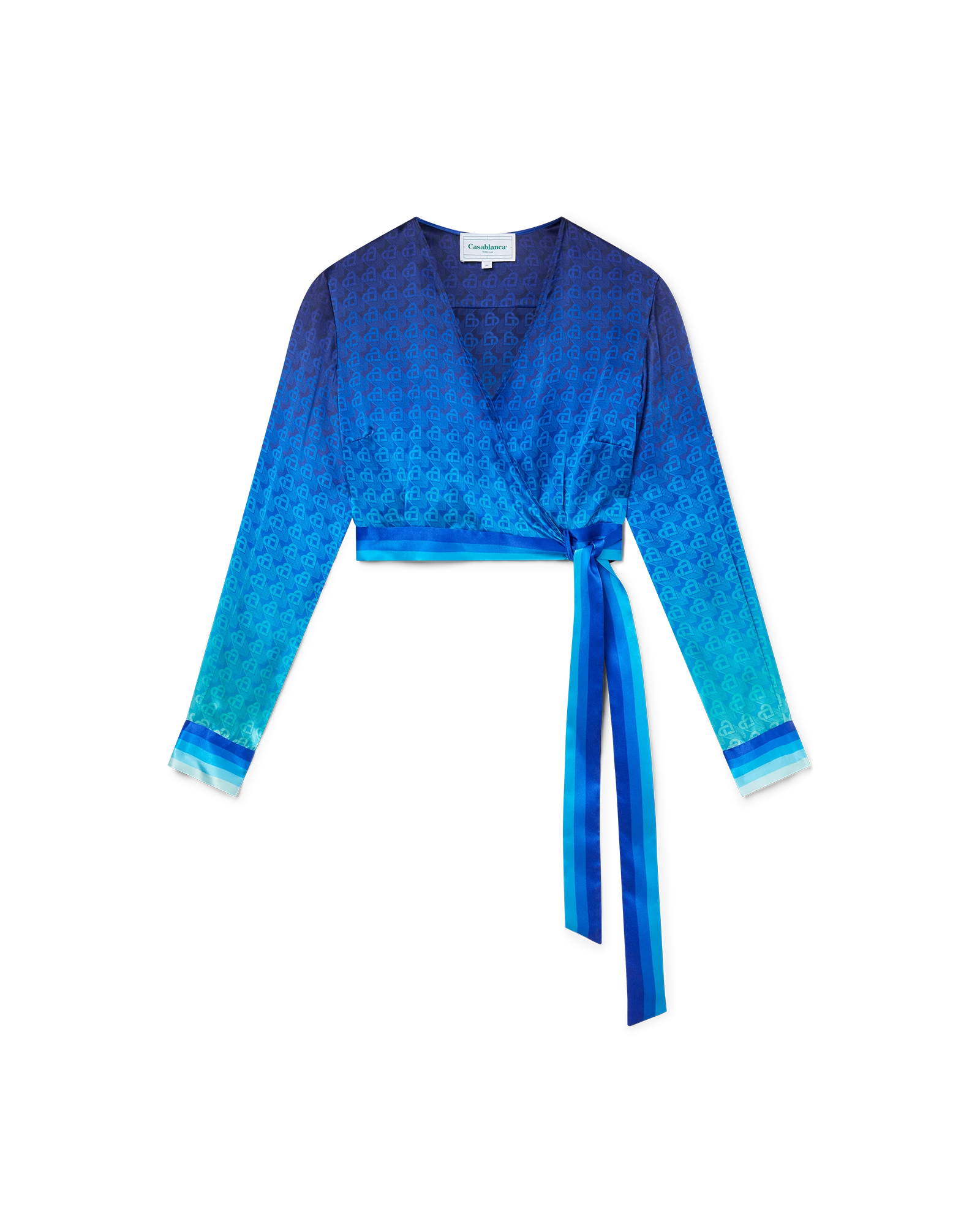 The Night View Wrap Blouse