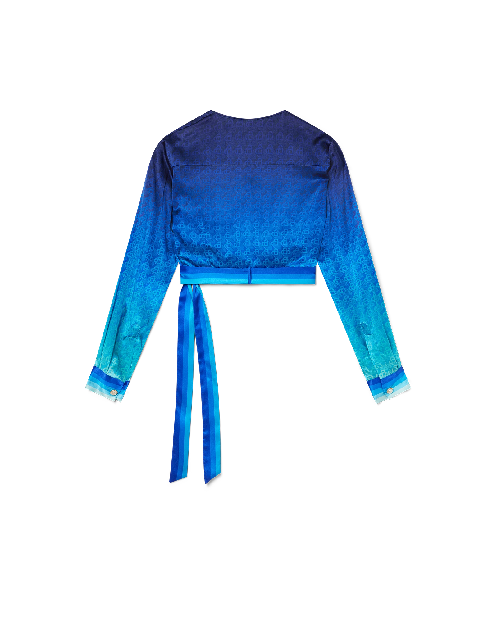 The Night View Wrap Blouse - Image 4