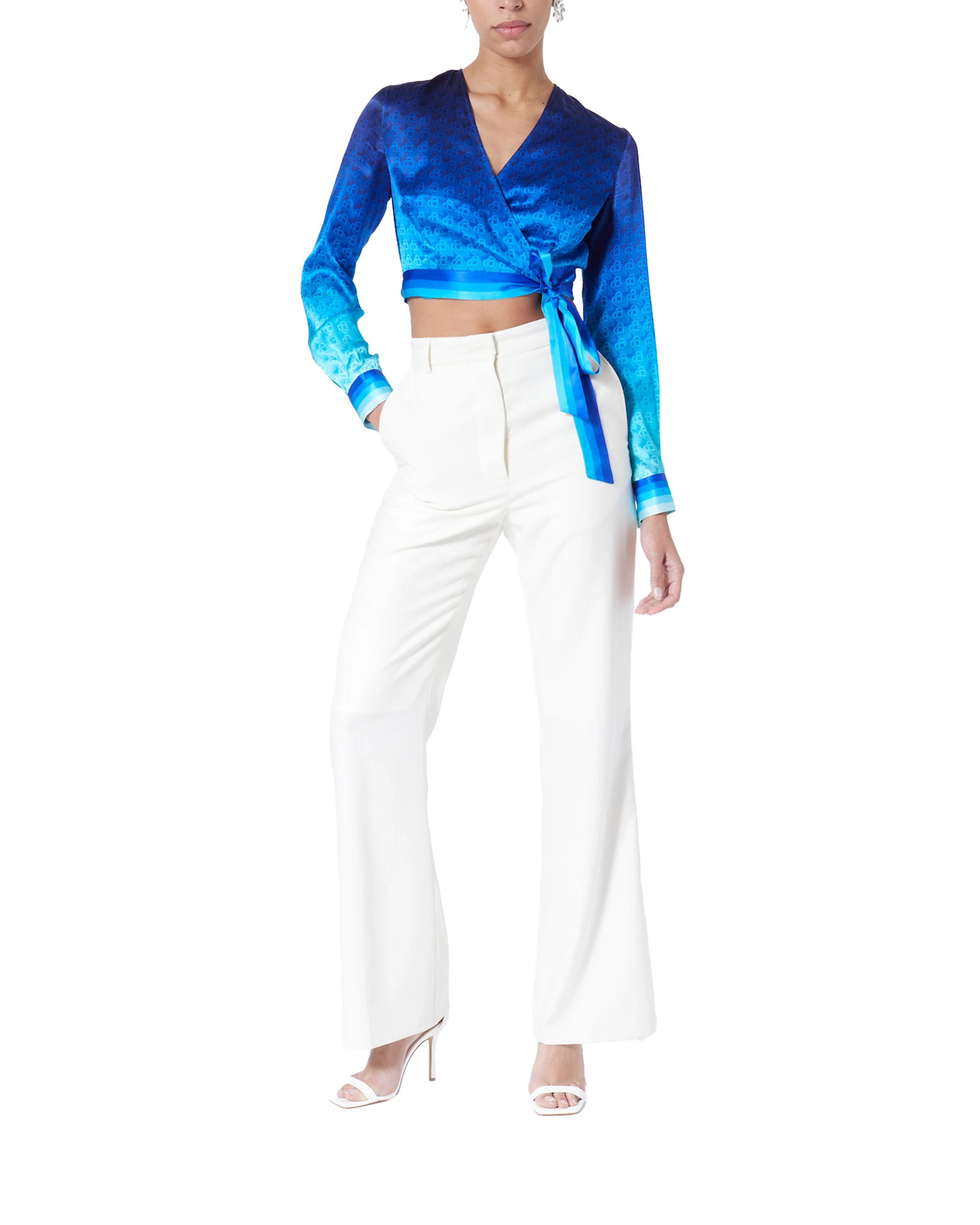 The Night View Wrap Blouse - Image 2
