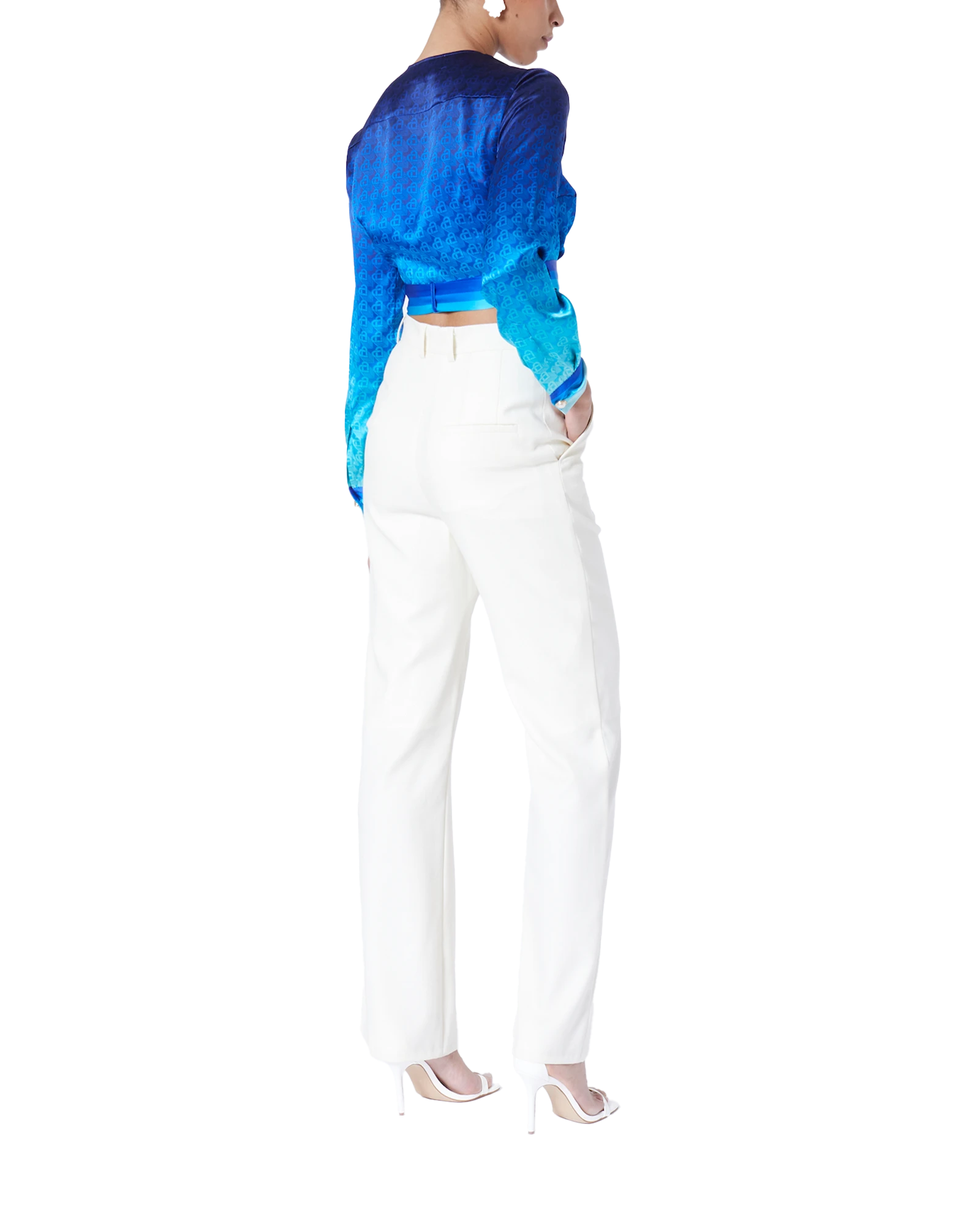 The Night View Wrap Blouse - Image 3
