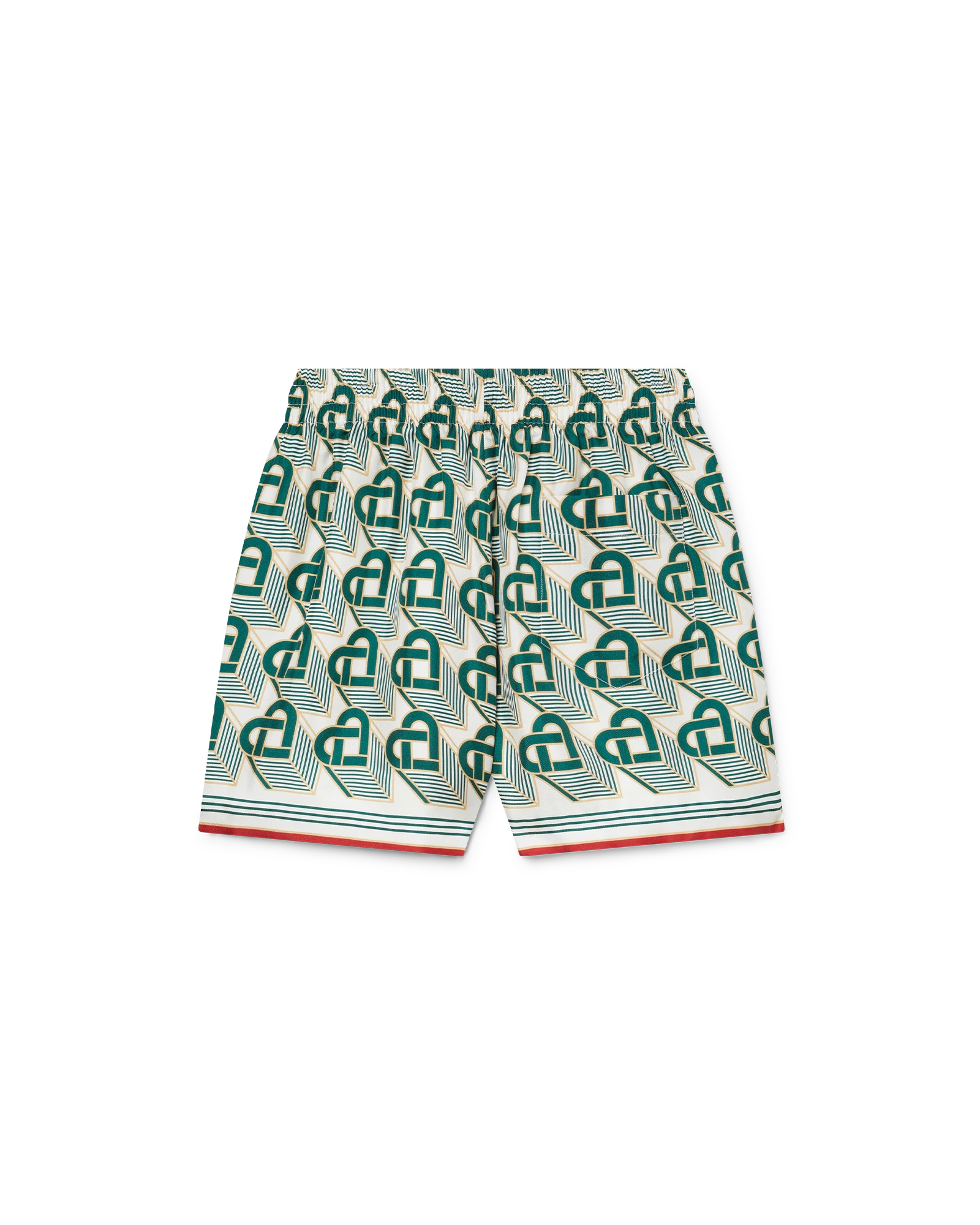 Heart Monogram Silk Shorts - Image 4