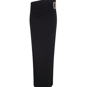 Draped Maxi Skirt