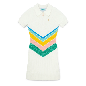 Boucle Chevron Dress