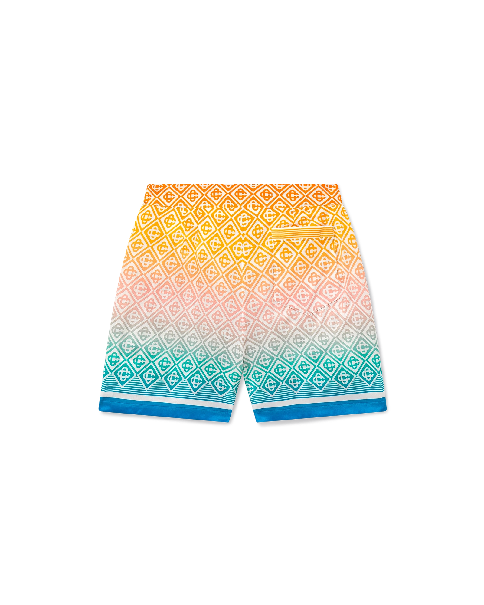Gradient Monogram Silk Tailored Shorts - Image 2
