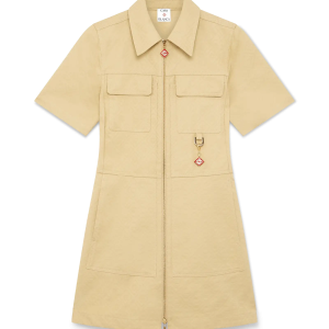 Cotton Monogram Jacquard Dress