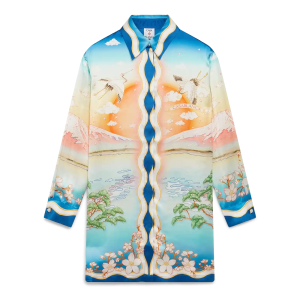 Tennis Club Silk Shirt Dress